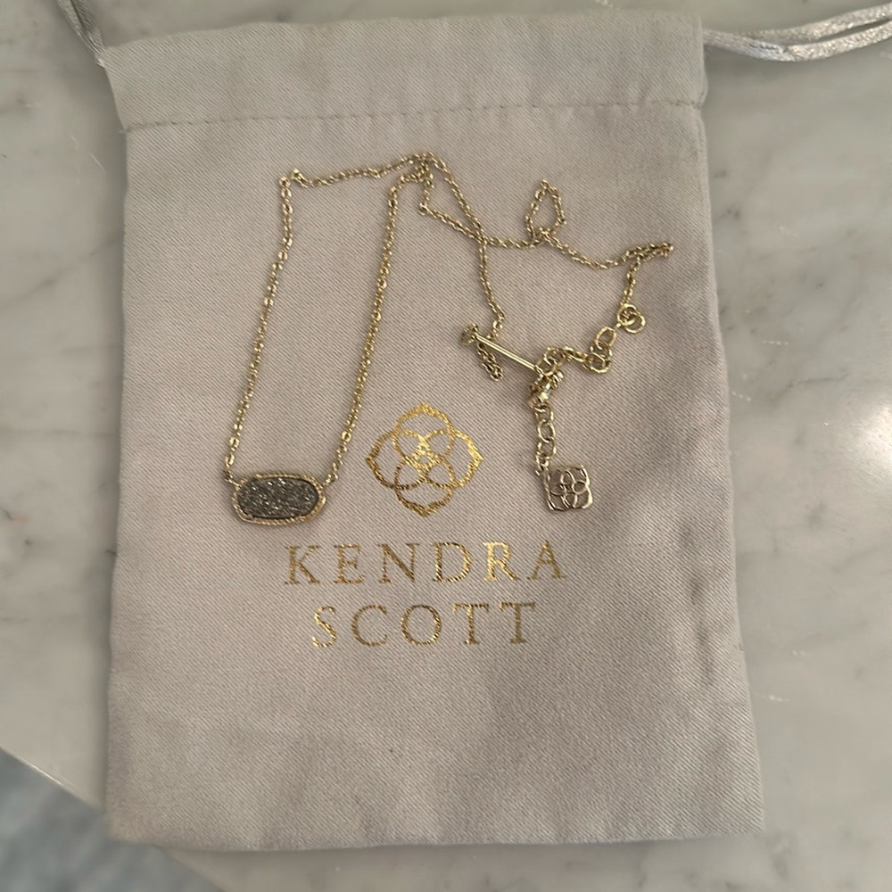 Kendra Scott Elisa druzy stone necklace